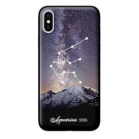 Ốp in cho iPhone X Cung Hoàng Đạo - Aquarius - Hàng chính hãng