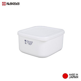 Mua Hộp đựng thực phẩm vuông Nakaya White Pack  có nắp mềm giúp bảo quản thực phẩm sạch sẽ -nội địa Nhật Bản