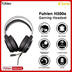 Mua Tai nghe Gaming Fuhlen H200s H300s giả lập 7.1  Mic nhạy lọc tạp âm  kết nối USB 2.2m - Hàng chính hãng