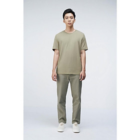 Áo thun trơn ROUTINE form fitted vải cotton mềm mát lạnh nhiều màu - 10S23TSS001C | LASTORE MENSWEAR