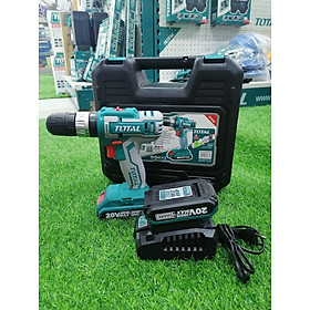 MÁY KHOAN BÚA DÙNG PIN 20V (2 PIN 2.0AH VÀ 1 SẠC) TOTAL TIDLI200215 - HÀNG CHÍNH HÃNG