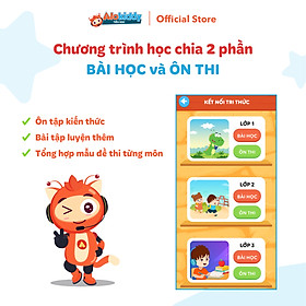 [Gói 1 năm] App học Toán Tiếng Việt Tiếng Anh dành cho trẻ 6-10 tuổi ALOKIDDY TIỂU HỌC Mã kích hoạt áp dụng toàn quốc