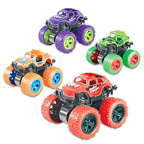 Xe ô tô đồ chơi cho bé trai, xe địa hình bánh đà cho trẻ em nhào lộn 360 độ chạy đà cực mạnh bằng nhựa nguyên sinh ABS – DC054