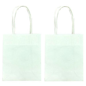 Túi Giấy Kraft Trắng 16x13