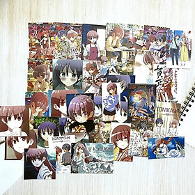 Bộ hình dán - sticker anime Tonikaku Kawaii dán trang trí laptop, máy tính bỏ túi, vali, điện thoại, đàn,...