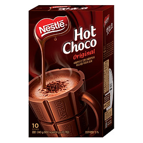 Hộp Bột Ca Cao Nestlé Hot Choco (10 x 24g)