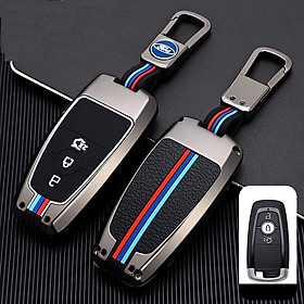 Hình ảnh Ốp Bảo Vệ Chìa Khóa Dành Cho Xe Ford Ecosport, Ranger, Everest 2018 - 2021 Hợp Kim Kẽm Cao Cấp (Chìa Thông Minh)