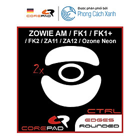 Mua Feet chuột PTFE Corepad Skatez cho Zowie AM / FK1 / FK1+ / FK2 / S1 / S2 / ZA11 / ZA12 / Ozone Neon / Neon M10 (2 bộ) - Hàng Chính Hãng