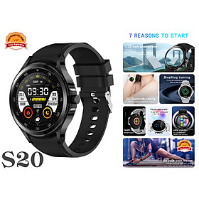 Mua Đồng hồ thông minh S20 Blueetooth cao cấp theo dõi giấc ngủ có app báo tin nhắn cuộc gọi