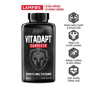 Nutrex Vitadapt, Vitamin Tổng Hợp Thể Thao, Khoáng Chất Phức Hợp, Sâm Ấn Độ