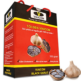 Tỏi đen Viaicom nhiều nhánh hộp 500 gram