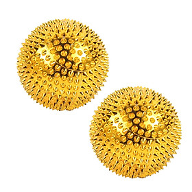 2PCS Massage Ball with needles-Acupressure Active Massager Spiky Hard Massaging Tool for Hand Foot