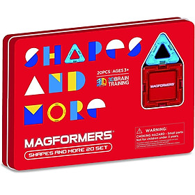 Đồ chơi xếp hình Magformers Bộ hình học 20 mảnh