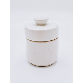 Mua Hủ đựng muối - Màu trắng - Dia 7 x H 8 cm