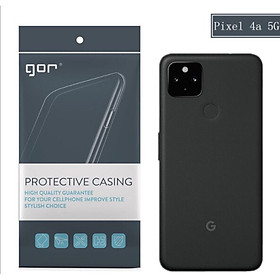 Hình ảnh Ốp silicon cho Google Pixel 4A 5G - Silicon trong suốt hãng GOR Hàng nhập khẩu