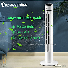 Mua Quạt Điều Hoà CAMEL TS-01 - Quạt Tháp Không Cánh - Quạt Cây Đứng Siêu Mát Tiện Lợi - Công Suất 50w - CÓ VIDEO