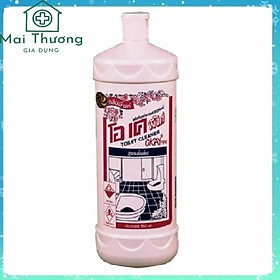 Combo 12 Chai Nước Tẩy Nước Tẩy Rửa Bồn Cầu Okay Pink Toilet Cleaner Thái Lan (1 chai 960ml ) siêu mạnh, siêu rẻ...