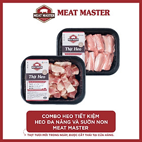 Combo Heo tiết kiệm Heo đa năng - Sườn non Meat Master ( 400 G ) - Giao nhanh