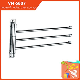 Mua Thanh vắt khăn 3 chia inox 304 cao cấp - VN6807