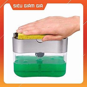 Mua  TẶNG BÔNG RỬA XỊN XÒ   HỘP ĐỰNG NƯỚC RỬA CHÉN THÔNG MINH
