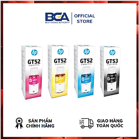 Mua COMBO Mực in GT52/GT53 ( 1 hộp màu đen + 3 hộp màu xanh  đỏ  vàng) - Hàng chính hãng