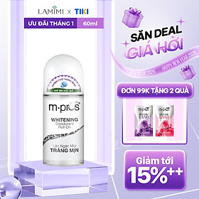 Lăn Khử Mùi – Trắng Mịn – Ngọt Ngào M.pros 60ml
