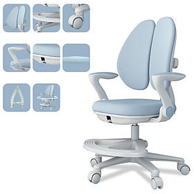 Mua ghế học sinh chân xoay chống gù  ghế giành cho bé có piston nâng hạ tiện ích đa năng cao cấp