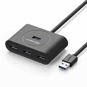 Mua Ugreen 30291 Bộ chia USB 2M 4 cổng USB 3.0 có đèn LED màu đen CR113 Hàng chính hãng
