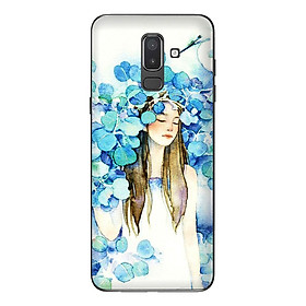 Ốp Lưng Dành Cho Điện Thoại Samsung Galaxy J8 2018 - Cô Gái Lá Xanh