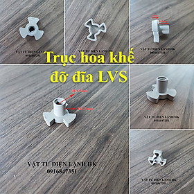 Mua Trục quay lò vi sóng - Chấu đỡ đĩa LVS hoa khế - đế xoay 3 mấu