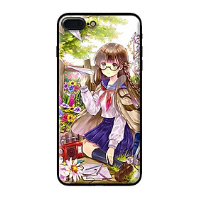 Ốp kính cường lực cho iPhone 7 Plus mẫu GIRL 271 - Hàng chính hãng