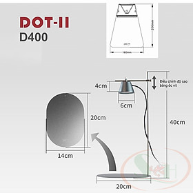 Mua Bộ led LedStar WRGB Dot II series D400 đèn desktop để bàn trang trí tiểu cảnh