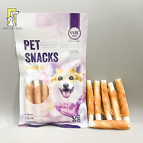 Bánh thưởng dành cho chó Pet Snacks - Dạng Gà gói sữa que