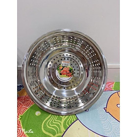Mua RỔ INOX SIÊU TO SIZE 36CM - ĐẸP SÁNG BÓNG