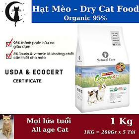 Hạt Đa Đạm Cho MÈO 95% - NATURAL CORE  Organic 95% [1Kg] | Dry Cat Food