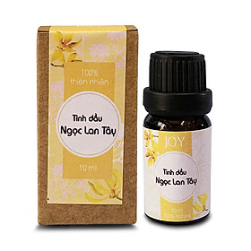 Tinh Dầu Ylang Ngọc Lan Tây Nguyên Chất Joy 10ml Xông Phòng - Thư Giãn Dễ Chịu - Kháng Khuẩn - Khử Mùi Hôi - Giảm Say Tàu Xe