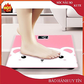 ️ Cân sức khỏe, cân điện tử cân nhanh chính xác hình gấu siêu kute