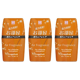Combo 3 hộp khử mùi làm thơm phòng Air Fragrance hương bưởi 200ml nội địa Nhật Bản