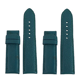 Dây đồng hồ da bò nhiều size màu xanh lá HJ8103-17-31