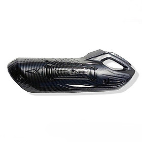 Ốp Che Pô Dành Cho SH 2020 Carbon MS2554 - Tặng Thêm 1 Pin AAA Maxell