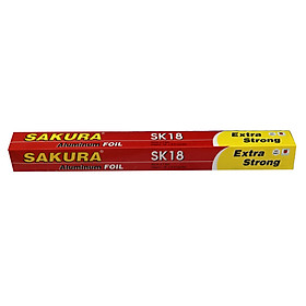 Giấy bạc/Màng nhôm lá mỏng Sakura - Hàng chính hãng - SK18 (45cm x 7.62m)