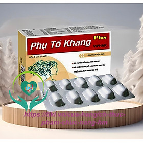 ￼Cân Bằng Nội Tiết Tố Nữ PHỤ TỐ KHANG PLUS- Hộp 30 Viên -Giúp Bổ Huyết, Điều Hòa Kinh Nguyệt, vinaphar