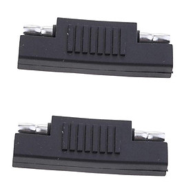 2Pcs SAE Male to Male Power Adapters Connectors Solar Panel Battery Kits