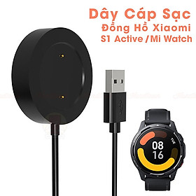 Mua Dây Cáp Sạc Từ Tính cho Đồng Hồ Xiaomi Watch S1 Active / Watch S1 / Mi Watch (Màn Tròn) - Độ Dài 100cm - Hàng Chính Hãng Handtown