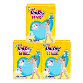 Combo 3 Tã Quần Unidry Ultra Jumbo L68 (68 Miếng)