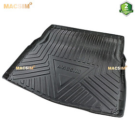 Thảm lót cốp xe ô tô qd Mercedes C 2014-2021  nhãn hiệu Macsim chất liệu TPV cao cấp màu đen