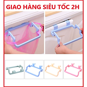 Bộ 3 Giá Treo Khăn, Túi Nilong Đựng Rác Đa Năng