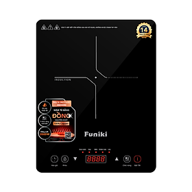 Bếp từ đơn Funiki HSD8282 - Công suất 2000W - Tặng kèm nồi - Bảo hành 14 tháng - Hàng chính hãng
