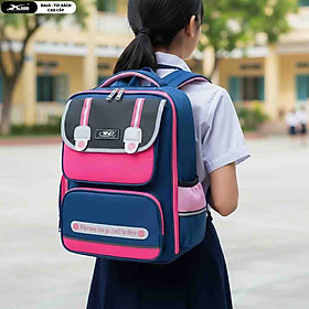 Balo Học Sinh Đẹp Cho Bé Gái Cao Cấp TNBags Smart Pink Màu Hồng, Chống Gù, Nhiều Ngăn, Dễ Thương Xinh Xắn TN.B 3112!