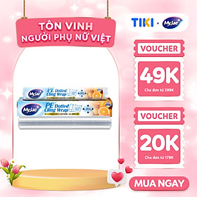 Màng bọc PE chấm đứt 60m (M) (Tặng thêm màng bọc 30m) MyJae